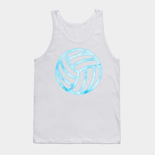 Volleyball Blue Tank Top